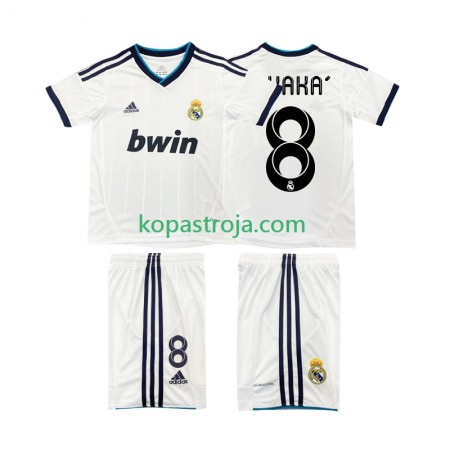 Billiga Fotbollströjor Real Madrid KAKA 8 2012 2013 Retro Barn Hemma tröja Kortärmad